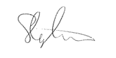 Stephen Lindringe Signiture